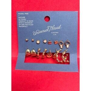 Universal Thread 8 Pair Earrings NEW